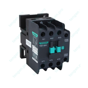 Контактор TGC1-2511M5, 3P, 25A/(32A по AC-1), 11kW(400VAC), 220VAC, 1NO+1NC