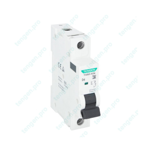 Выключатель автоматический TGB3-63H, 1P, 4A, хар-ка D, 10kA, 1M