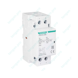 Контактор TGCH1N-4020, 2NO, 40A, 230VAC, мех. индикация, 2M
