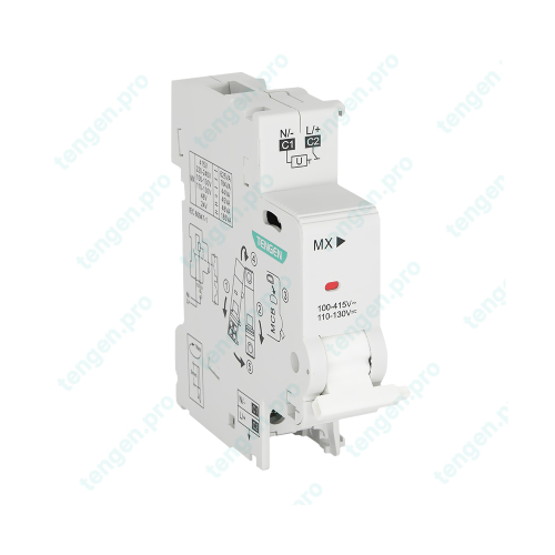 Расцепитель независимый TGB1N-MX, 100_415VAC/110_130VDC, монтаж слева, для TGB1N-63, TGBG-63DC, 1M