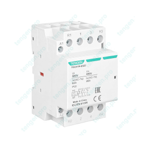 Контактор TGCH1N-6322, 2NO+2NC, 63A, 230VAC, мех. индикация, 3M
