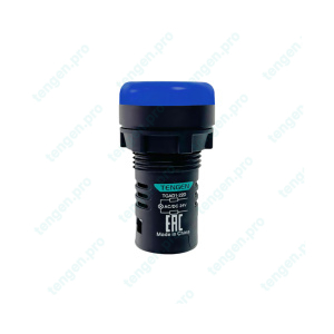Лампа сигнальная TGAD1-22D, синий LED, 24VAC/DC, IP65
