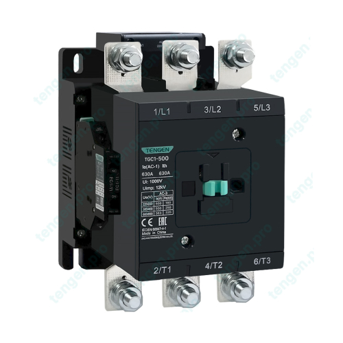 Контактор TGC1-500 22 AC/DC 220-240V 50/60Hz, 3P, 500A/(630A по AC-1), 250kW(400VAC), 220_240VAC/DC, 2NO+2NC