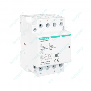 Контактор TGCH1N-4022, 2NO+2NC, 40A, 230VAC, мех. индикация, 3M