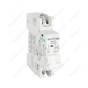 Расцепитель независимый TGB1N-MX+OF, 100_415VAC/110_130VDC, 1CO, монтаж слева, 1M, для TGB1N-63, TGBG-63DC