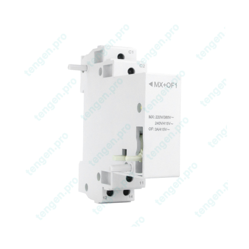 Расцепитель независимый и блок-контакт вспом. TGB1N-MX+OF1, 100_415VAC/110_130VDC, 1CO, монтаж справа, 1M, для TGB1N-125