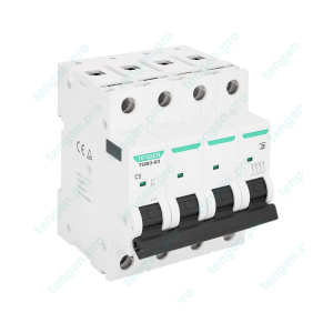 Выключатель автоматический TGB3-63, 4P, 5A, хар-ка C, 6kA, 4M