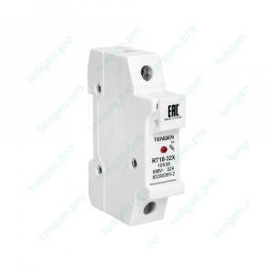 Держатель предохранителя RT18-32X, 1P, 10x38mm, с индикацией