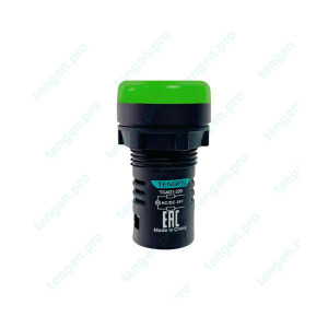 Лампа сигнальная TGAD1-22D, зеленый LED, 24VAC/DC, IP65