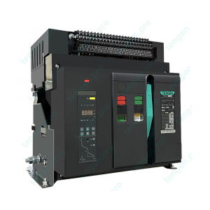 Выключатель автоматический TGW1N-2500-2500-F, 3P, 2500A, 400VAC, 90kA, Ir=OFF/(1000_2500A), Isd=OFF/(1000_37500A), тип M, привод 220VAC, стационарный