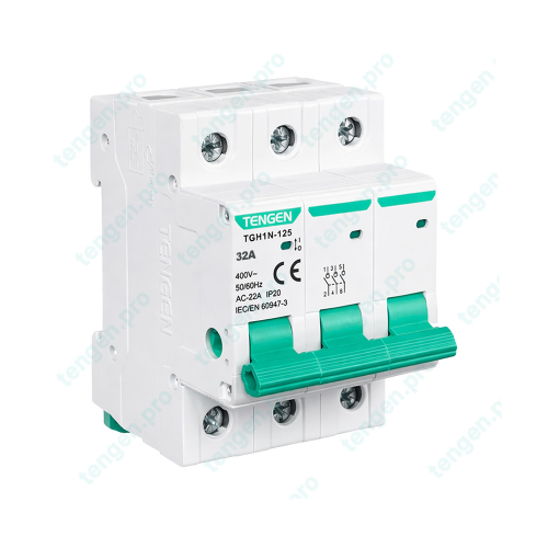 Выключатель нагрузки TGH1N-125, 3P, 32A, 3M